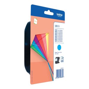 Brother LC223CBP - Azul cyan - original - blister - tinteiro