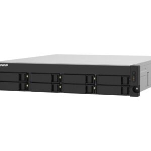 QNAP TS-832PXU - Servidor NAS - 8 baias - montável em bastidor - SATA 6Gb/s - RAID (expansão de disco rígido) 0, 1, 5,…