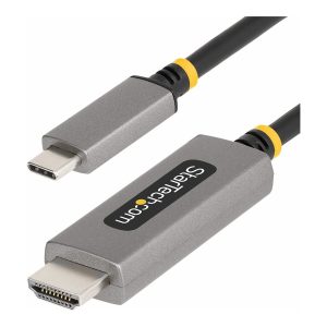Startech 10ft (3m) USB-C to HDMI Adapter Cable, 8K 60Hz, 4K 144Hz, HDR10, USB Type-C to HDMI 2.1 Video Converter Cable,…
