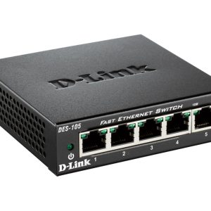 D-Link DES 105 - Interruptor - 5 x 10/100 - desktop