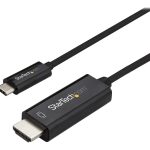 Startech 3ft (1m) USB C to HDMI Cable, 4K 60Hz USB Type C to HDMI 2.0 Video Adapter Cable, Thunderbolt 3 Compatible,…