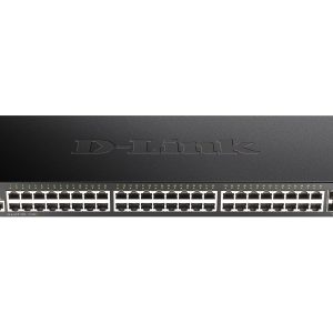 D-Link DGS 1250-52X - Interruptor - inteligente - 48 x 10/100/1000 + 4 x 10 Gigabit SFP+ - montável em trilho