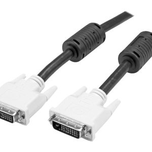 StarTech 5m DVID Dual Link Cable M/M - Cabo DVI - link duplo - DVI-D (M) para DVI-D (M) - 5 m