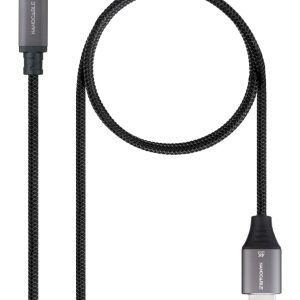 Cable Conversor Nanocable 10.15.5262/ USB Tipo-C Macho - HDMI Macho/ 1.8m/ Negro