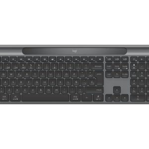 Logitech Signature Slim Solar+ K980 - Teclado - full size - sem fios - Bluetooth LE - QWERTY - Espanhol - interruptor:…