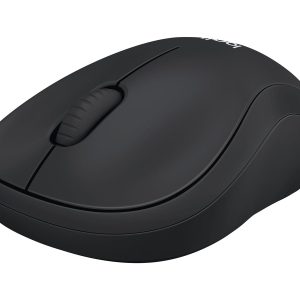 Logitech M220 Silent - Rato - óptico - 3 botões - sem fios - 2.4 GHz - receptor sem fio USB - carvão vegetal