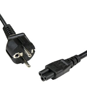 StarTech.com 2m (6ft) Laptop Power Cord, EU Schuko to C5, 2.5A 250V, 18AWG, Notebook