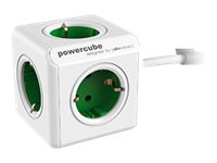 Allocacoc PowerCube extended - Unidade de distribuição de potência - AC 250 V - conectores de saída: 5 (CEE 7/4) -…