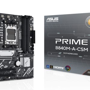 Placa Base Asus Prime B840M-A-CSM Socket AM5/ DDR5/ PCIe 4.0/ Micro ATX