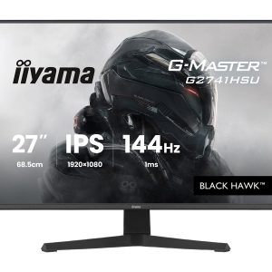 iiyama G-MASTER Black Hawk G2741HSU-B1 - Monitor LED - gaming - 27" - 1920 x 1080 Full HD (1080p) @ 144 Hz - IPS - 350…