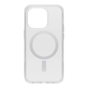OtterBox Symmetry Series+ - Tampa posterior para telemóvel - antimicrobiano - compatibilidade MagSafe - policarbonato,…