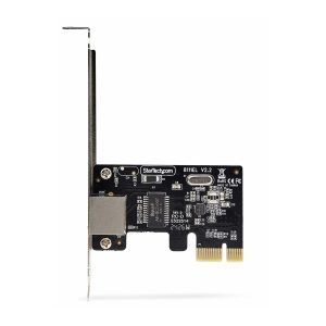Startech 1-Port Gigabit PCIe Network Adapter Card, TAA Compliant - Adaptador de rede - PCI Express x1 baixo perfil -…