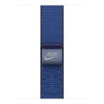 Apple Nike - Laço para relógio inteligente - 42mm - 130-190mm - fita azul