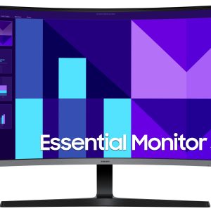 Monitor Profesional Curvo Samsung Essential S3 S39GD S32D396GAU 32"/ Full HD/ Multimedia/ Negro y Plata