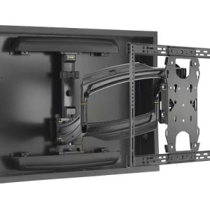 Chief Thinstall Large Dual Arm Wall Mount - For Displays 42-75" - Black - Suporte - pleno movimento
