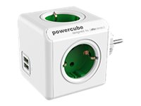 Allocacoc PowerCube original usb - Unidade de distribuição de potência - AC 220-240 V - conectores de saída: 4 (CEE…