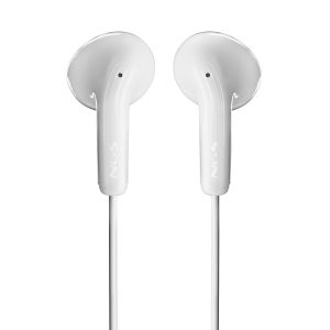 Auriculares Intrauditivos NGS Cross Flip/ con Micrófono/ Jack 3.5/ Blancos