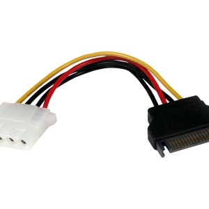 StarTech.com 6in SATA to LP4 Power Cable Adapter - F/M - Power adapter - SATA power (M) to 4 pin internal power (F) -…