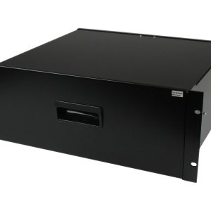 Startech 4U Black Steel Storage Drawer for 19in Racks and Cabinets - Rack storage drawer - 4U - 4UDRAWER - Gaveta de…