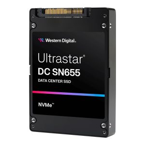 WD Ultrastar DC SN655 WUS5EC0C1ESP7Y3 - SSD - Centro de Dados - 61.44 TB - interna - 2.5" - U.3 PCIe 4.0 (NVMe)