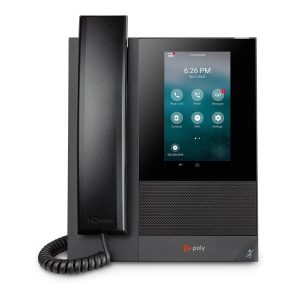 Poly CCX 400 - Telefone VoIP com identificação do chamador/chamada em espera - SIP - 24 linhas - preto - Replaces Poly…