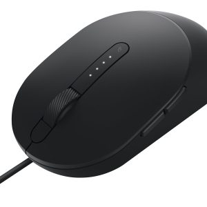 Dell MS3220 - Rato - laser - 5 botões - com cabo - USB 2.0 - preto - com 3 years NBD Advance Exchange