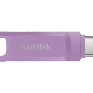 SanDisk Ultra Dual Drive Go - Drive flash USB - 64 GB - USB 3.2 Gen 1 / USB-C - lavanda