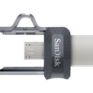 SanDisk Ultra Dual M3.0 - Drive flash USB - 256 GB - USB 3.0 / micro USB