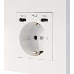 Roseta de Pared Nanocable 10 35 0012/ 1 Schuko/ 2 USB