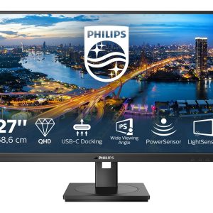 Philips 276B1 - Monitor LED - 27" - 2560 x 1440 QHD @ 75 Hz - IPS - 350 cd/m² - 1000:1 - 4 ms - 2xHDMI, DisplayPort,…