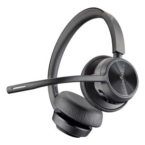 Poly Voyager 4320-M - Voyager 4300 UC series - auscultadores - no ouvido - bluetooth - sem fios, com cabo - USB-C -…