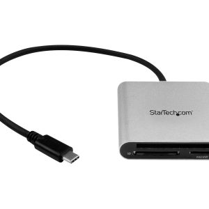 Startech USB 3.0 Flash Memory Multi-Card Reader/Writer with USB-C - SD microSD and CompactFlash Card Reader w/…