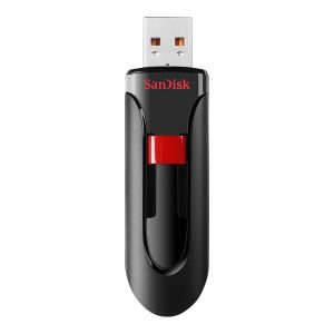SanDisk Cruzer Glide - Drive flash USB - 32 GB - USB 2.0 - preto, vermelho