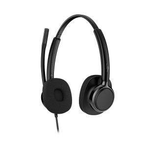 HP Poly Mission 425 - Mission 400 Series - auscultadores - no ouvido - com cabo - USB-C, USB-A - preto - Certificação…