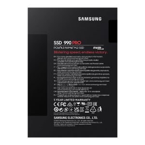 Samsung 990 PRO MZ-V9P2T0BW - SSD - encriptado - 2 TB - interna - M.2 2280 - PCIe 4.0 x4 (NVMe) - 256-bits AES - TCG…