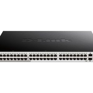 D-Link DGS 1510-52XMP - Interruptor - L3 - inteligente - 48 x 10/100/1000 (PoE+) + 4 x 10 Gigabit SFP+ - desktop,…