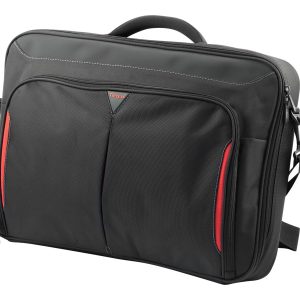 Targus Classic+ Clamshell - Estojo para notebook - 17" - 18" - preto, vermelho