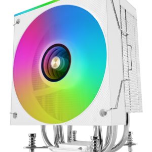 Ventilador con Disipador Mars Gaming MCPU-LCD/ 12cm/ Blanco