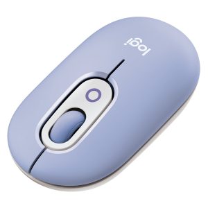 Logitech POP - Rato - emoji personalizável - óptico - 4 botões - sem fios - Bluetooth 5.1 LE - lilás