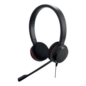 Jabra Evolve 20 MS stereo - Auscultadores - no ouvido - com cabo - USB - Certificado para Skype for Business