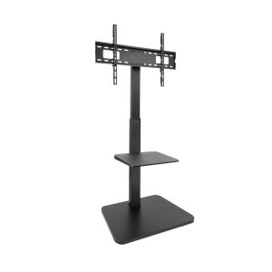 Soporte de Suelo Inclinable/ Ajustable TooQ MOON FS2287M-B para TV de 37-75"/ hasta 40kg