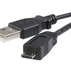 StarTech.com 0.5m Micro USB Cable A to Micro B - Cabo USB - USB (M) para Micro USB Tipo B (M) - USB 2.0 - 50 cm - preto