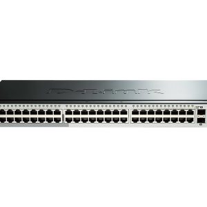 D-Link DGS 1510-52X - Interruptor - L3 - inteligente - 48 x 10/100/1000 + 4 x 10 Gigabit SFP+ - desktop, montável em…