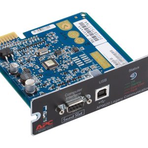 APC Legacy Communications SmartSlot Card - Adaptador de gestão remota - SmartSlot - USB, serial - preto