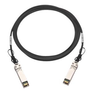 QNAP CAB-DAC50M-SFPP - Cabo de ligação directa 10GBase - SFP+ (M) para SFP+ (M) - 5 m - axial duplo
