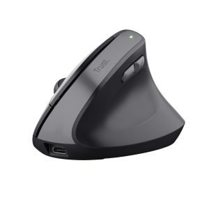 Ratón Vertical Inalámbrico Trust TM-270/ Batería recargable/ Hasta 2400 DPI