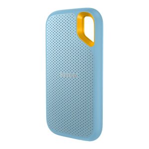 SanDisk Extreme - SSD - encriptado - 1 TB - externa (portátil) - USB 3.2 Gen 2 (USB C conector) - 256-bits AES - azul