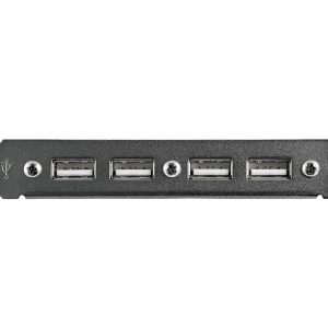StarTech.com 4 Port USB A Female Slot Plate Adapter - USB panel - 4 pin USB Type A (F) (USBPLATE4) - Painel p/USB - USB…