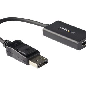 Startech DisplayPort to HDMI Adapter, 4K 60Hz HDR10 Active DisplayPort 1.4 to HDMI 2.0b Video Converter, 4K DP to HDMI…