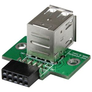 StarTech.com 2 Port USB Motherboard Header Adapter - USB adapter - USB (F) to 10 pin USB header (F) - USBMBADAPT2 -…